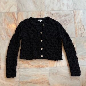 Chanel Black Textured Women's Sweater